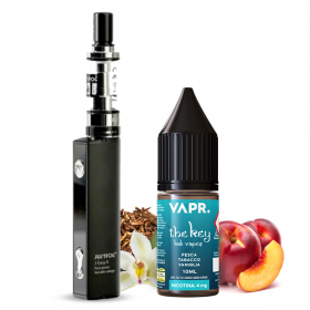 Pack Justfog Q16 con Liquido tabaccoso VAPR. The Key