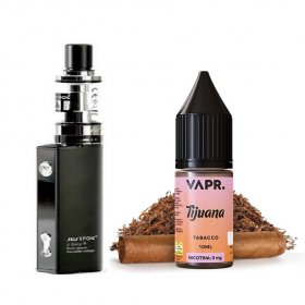 Pack Justfog Q16 con Liquido fruttato VAPR. Tijuana