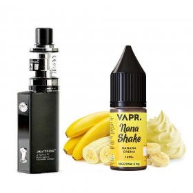 Pack Justfog Q16 con Liquido fruttato VAPR. Nana Shake